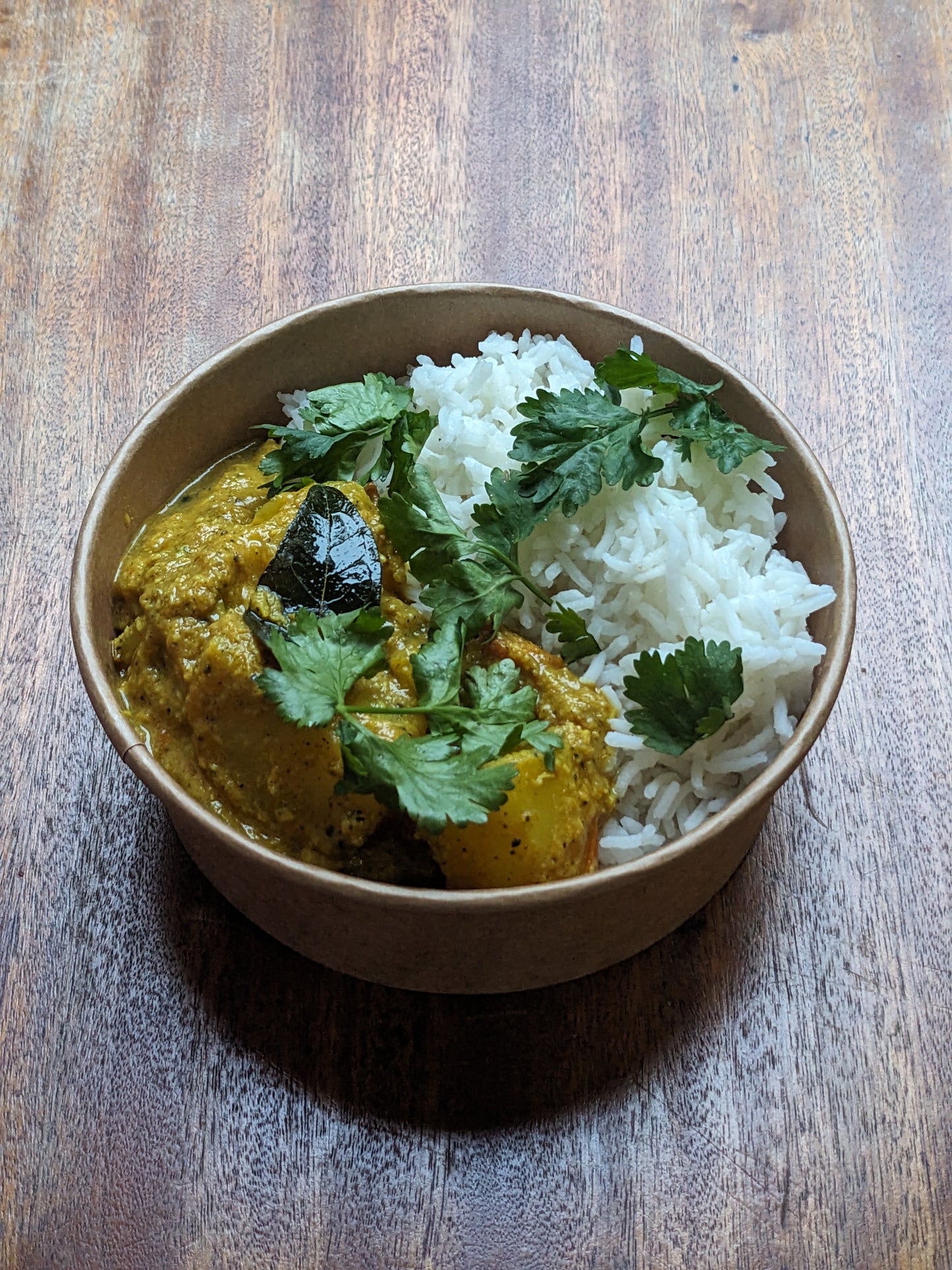 Fennel and Black Pepper Curry with Coriander Rice
