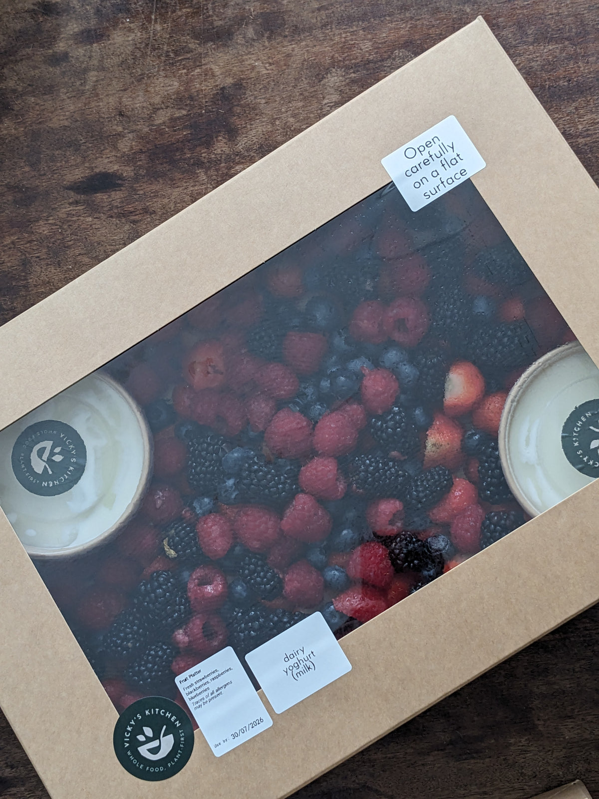 Fresh Fruit and Yoghurt Platter