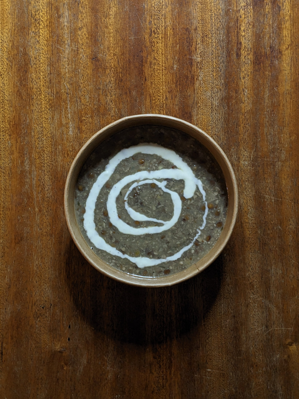 Mushroom Miso Lentil Soup